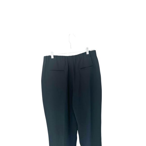 J.Crew Black Office Work Career Business Matte Crepe Pull On Easy Pant Size 12 - Picture 7 of 12